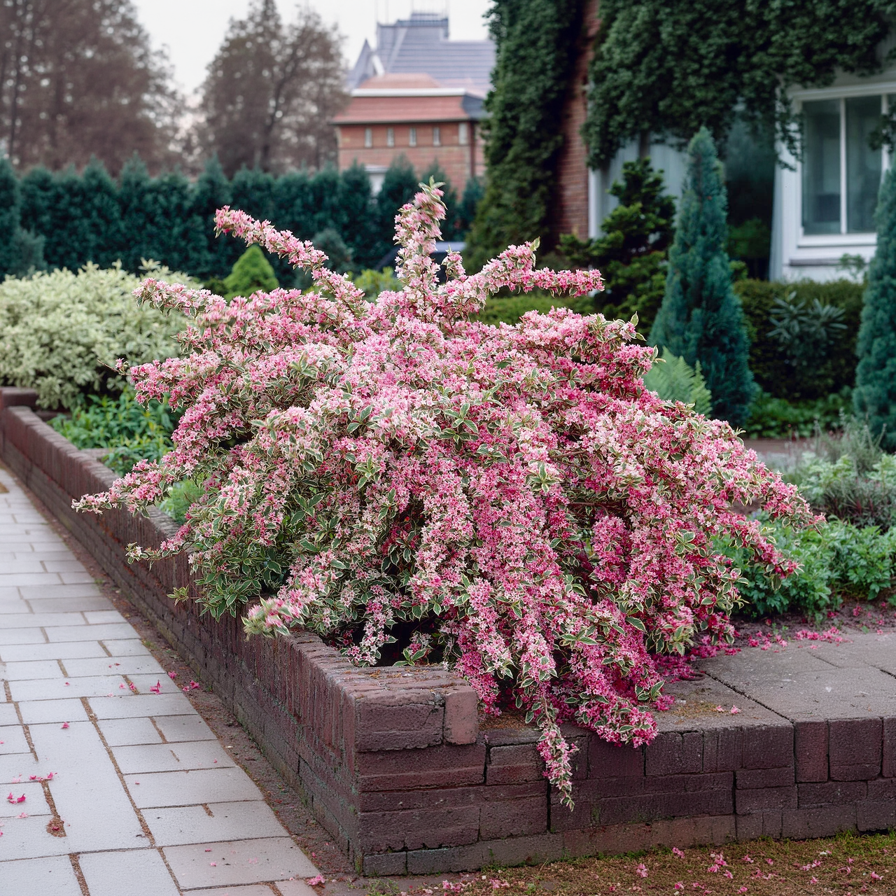 Weigela florida 'Variegata'